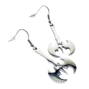 ☆ Silver Mini Hatchet Earrings 🪓 ☆